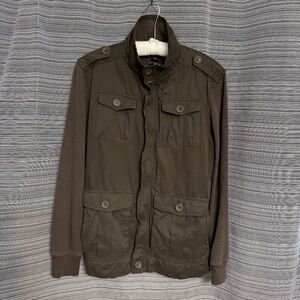 Men’s Banana Republic Taupe Utility Jacket Size Medium